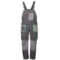 Pantalon de protecție cu pieptar TOP GREEN